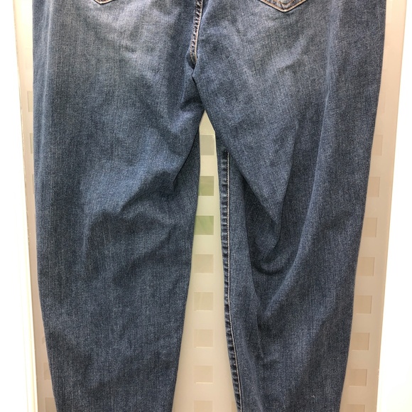 🎉3HP🎉 LANE BRYANT Low Rise Boyfriend Jeans Distressed Deconstructed Stretch 16 - Picture 10 of 16